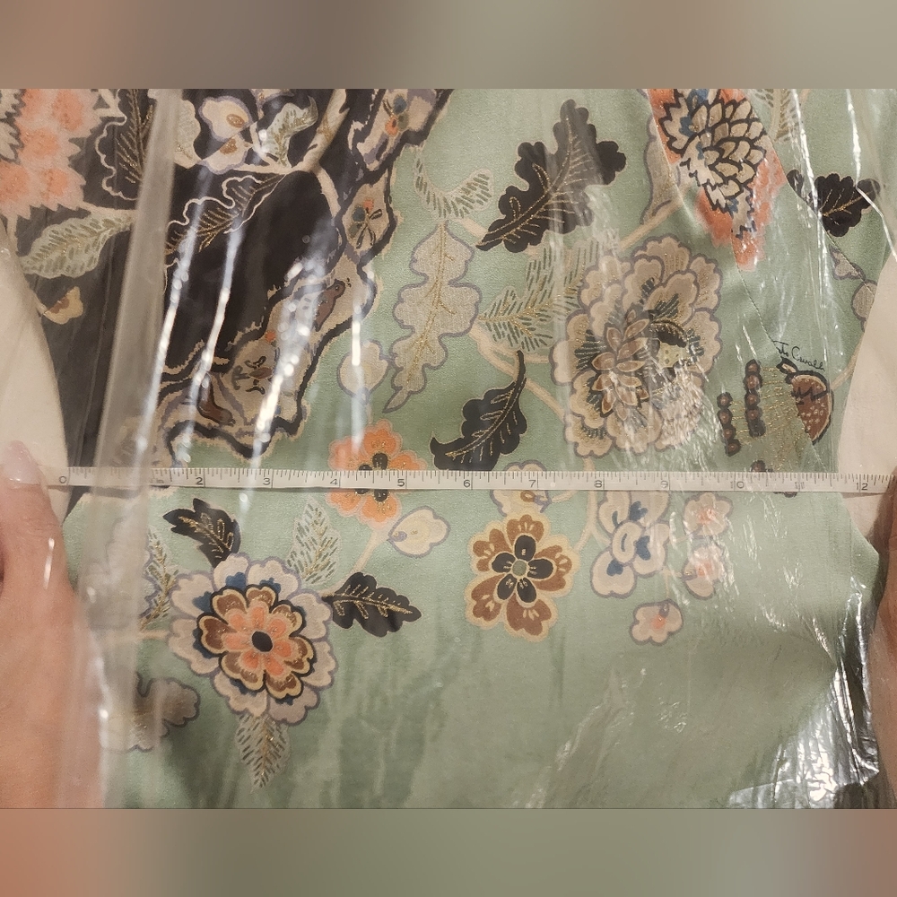 🔥 ROBERTO CAVALLI 🔥Runway Cheongsam Chinoiserie Silk Floral Mini Dress S RARE! - Picture 10 of 13